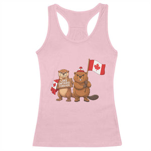 Lake Ontario Forever Otter Beaver Canada Racerback Tank Top Great Lakes Life