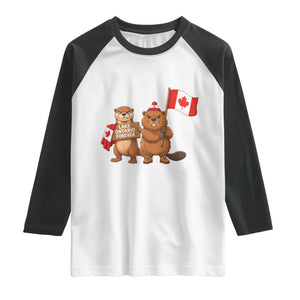 Lake Ontario Forever Otter Beaver Canada Raglan Shirt Great Lakes Life