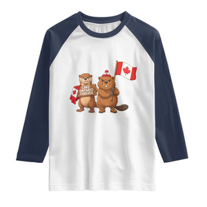 Lake Ontario Forever Otter Beaver Canada Raglan Shirt Great Lakes Life