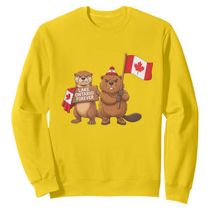 Lake Ontario Forever Otter Beaver Canada Sweatshirt Great Lakes Life