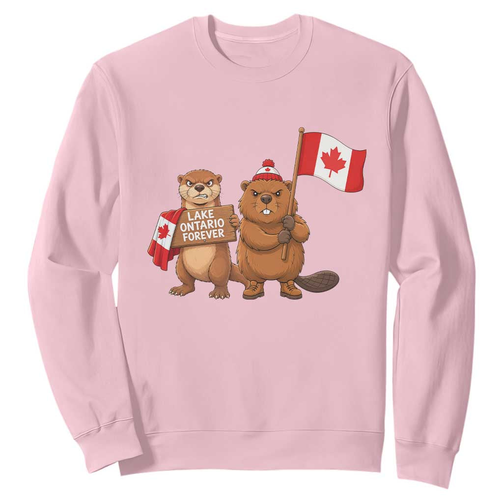 Lake Ontario Forever Otter Beaver Canada Sweatshirt Great Lakes Life