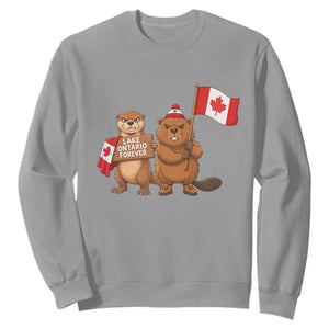 Lake Ontario Forever Otter Beaver Canada Sweatshirt Great Lakes Life