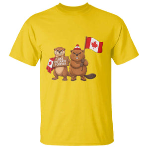Lake Ontario Forever Otter Beaver Canada T Shirt Great Lakes Life