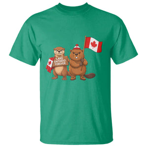 Lake Ontario Forever Otter Beaver Canada T Shirt Great Lakes Life