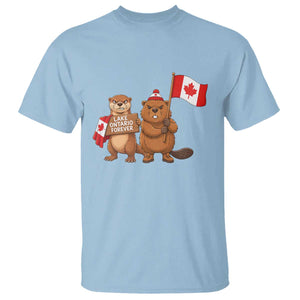 Lake Ontario Forever Otter Beaver Canada T Shirt Great Lakes Life