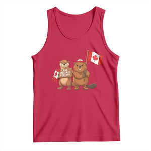 Lake Ontario Forever Otter Beaver Canada Tank Top Great Lakes Life