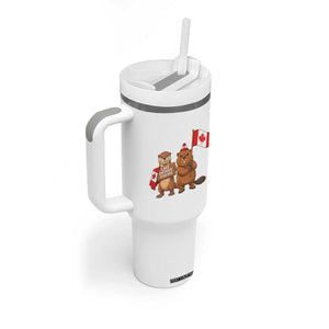 Lake Ontario Forever Otter Beaver Canada Tumbler With Handle Great Lakes Life