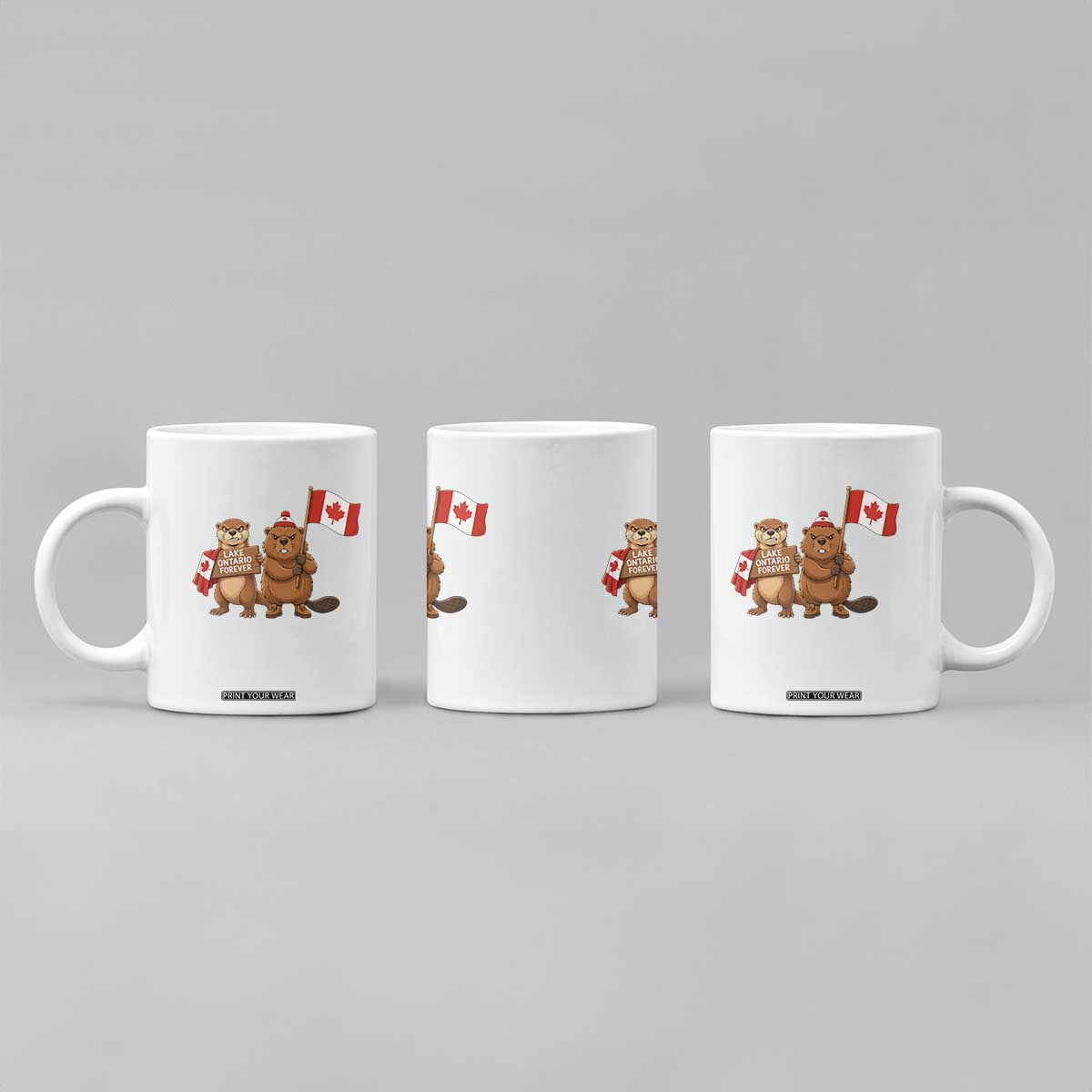 Lake Ontario Forever Otter Beaver Canada Coffee Mug Great Lakes Life