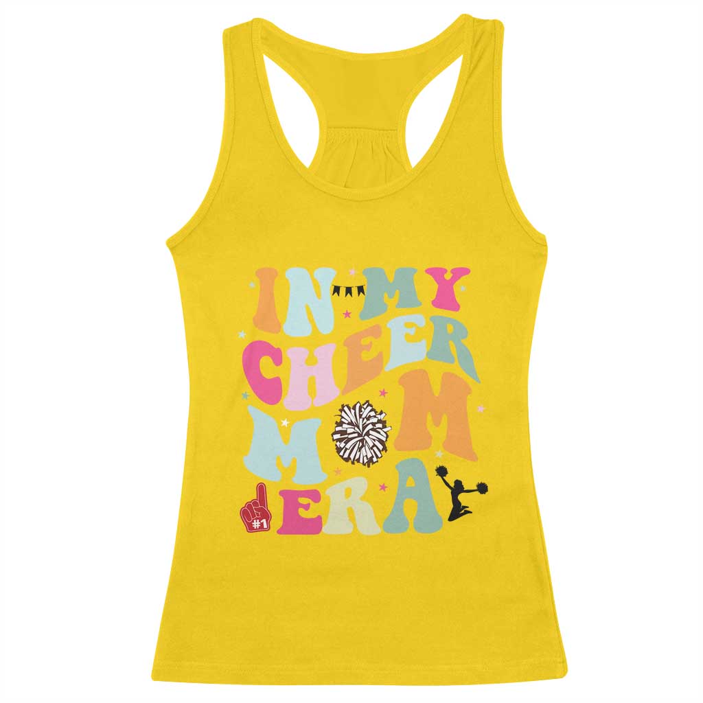 In My Cheer Mom Era Racerback Tank Top Cheerleading Gift TS12 Daisy Print Your Wear