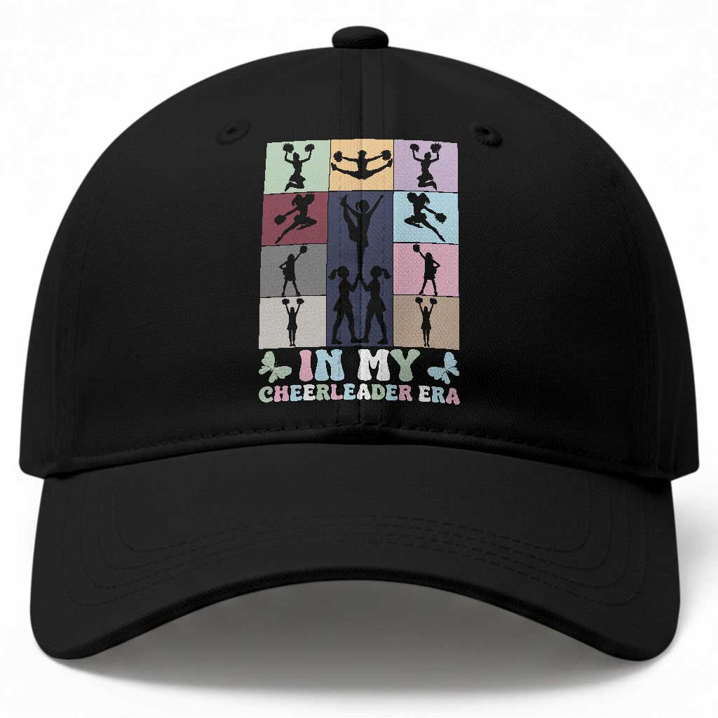 In My Cheer Mom Era Baseball Cap Cheerleader Squad Fan Gift TS12 Print Your Wear
