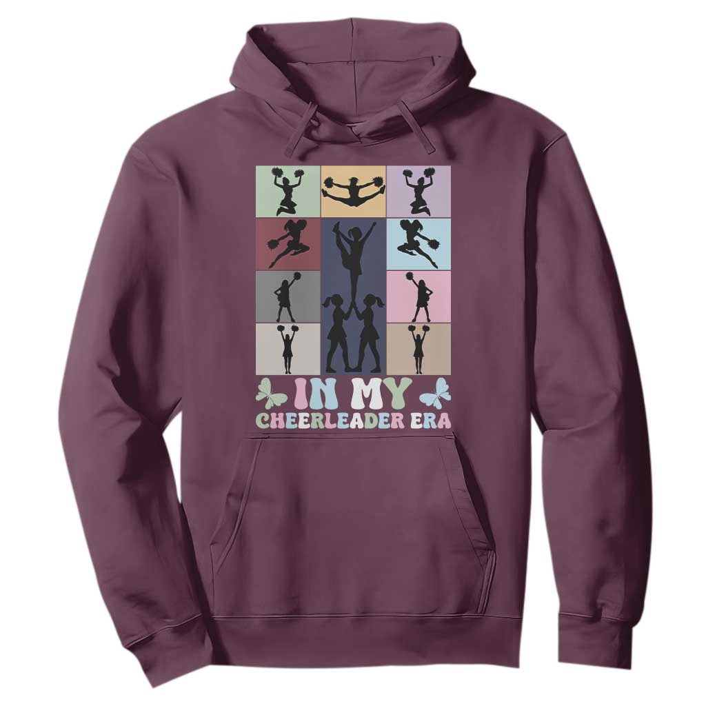 In My Cheer Mom Era Hoodie Cheerleader Squad Fan Gift TS12 Maroon Print Your Wear