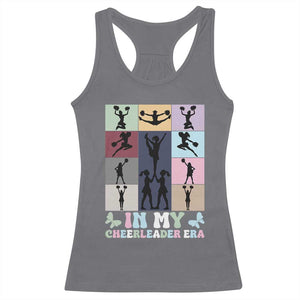 In My Cheer Mom Era Racerback Tank Top Cheerleader Squad Fan Gift TS12 Charcoal Print Your Wear