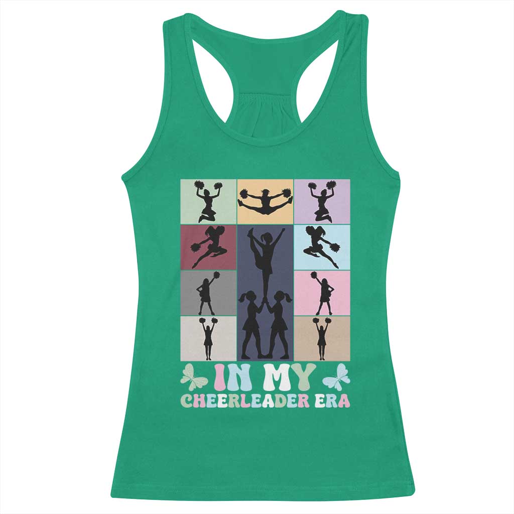 In My Cheer Mom Era Racerback Tank Top Cheerleader Squad Fan Gift TS12 Irish Green Print Your Wear