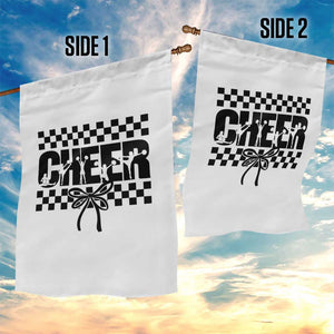 Proud Cheerleading Garden Flag Gift For Sports Season Supporters TS12 Print Your Wear