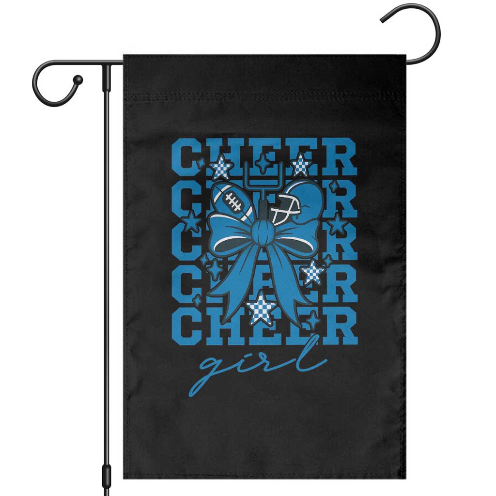 Proud Cheer Girl Garden Flag Football Team Supporter Gift TS12 Black Print Your Wear