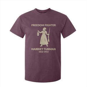 Harriet Tubman Freedom Fighter T Shirt For Kid History Lover Gift TS12 Maroon Print Your Wear