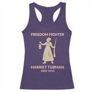 Harriet Tubman Freedom Fighter Racerback Tank Top History Lover Gift TS12 Purple Print Your Wear