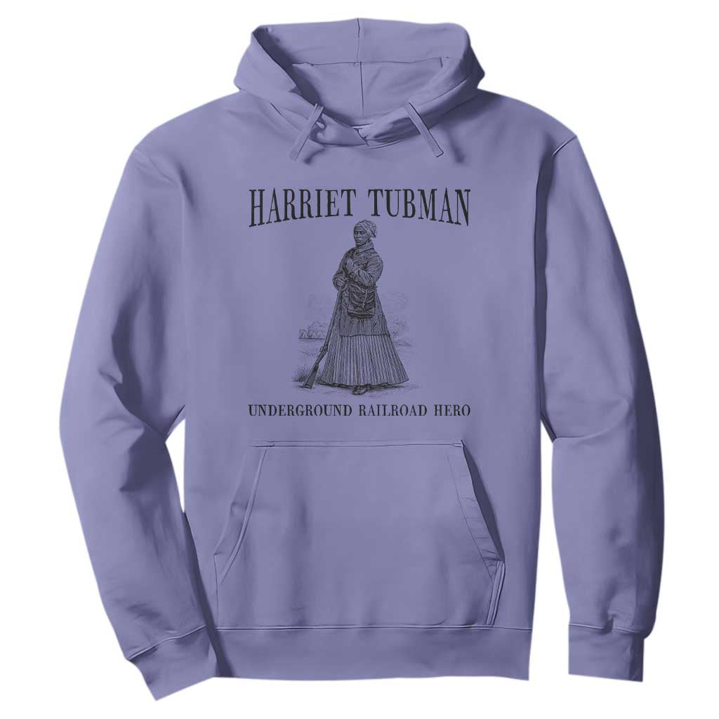 Harriet Tubman Hoodie Underground Railroad Freedom Leader TS12 Violet Print Your Wear