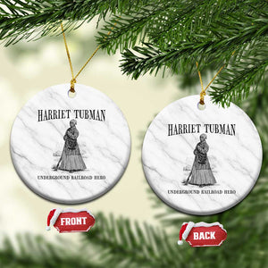 Harriet Tubman Ceramic Ornament Underground Railroad Freedom Leader TS12 1pc White Marble Print Your Wear