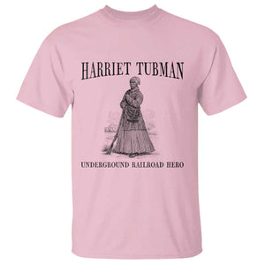 Harriet Tubman T Shirt Underground Railroad Freedom Leader TS12 Light Pink Print Your Wear
