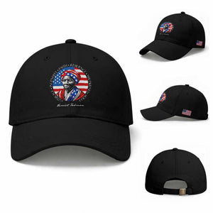 Harriet Tubman Patriotic Baseball Cap Black History Month Gift TS12 Baseball Cap Universal Fit Black Print Your Wear