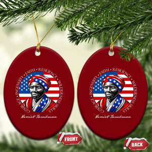 Harriet Tubman Patriotic Ceramic Ornament Black History Month Gift TS12 Print Your Wear
