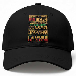 Harriet Tubman Powerful Quote Baseball Cap Strong Black Women Pride TS12 Print Your Wear
