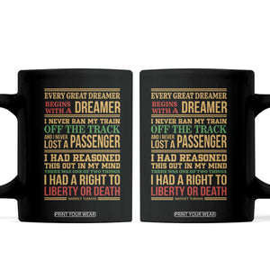 Harriet Tubman Powerful Quote Coffee Mug Strong Black Women Pride TS12 Black Print Your Wear