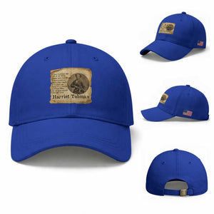 Harriet Tubman Quote Baseball Cap Liberty Or Death Empowerment Gift TS12 Baseball Cap Universal Fit Royal Blue Print Your Wear