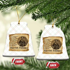 Harriet Tubman Quote Ceramic Ornament Liberty Or Death Empowerment Gift TS12 Print Your Wear