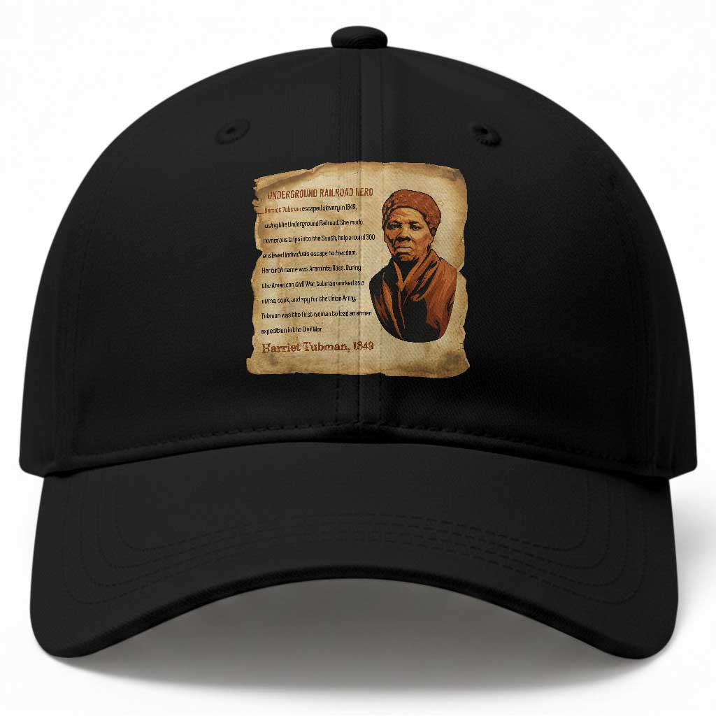 Harriet Tubman Baseball Cap Black American Hero Underground Railroad TS12 Print Your Wear