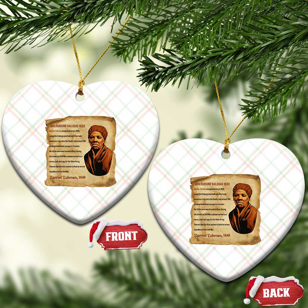 Harriet Tubman Ceramic Ornament Black American Hero Underground Railroad TS12 Print Your Wear