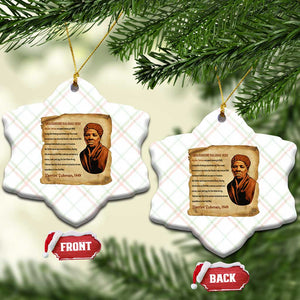 Harriet Tubman Ceramic Ornament Black American Hero Underground Railroad TS12 Print Your Wear