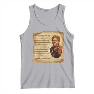 Harriet Tubman Tank Top Black American Hero Underground Railroad TS12 Athletic Heather Print Your Wear
