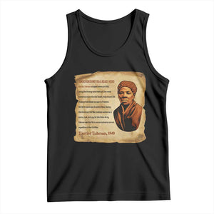 Harriet Tubman Tank Top Black American Hero Underground Railroad TS12 Black Print Your Wear