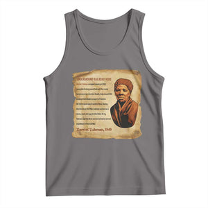 Harriet Tubman Tank Top Black American Hero Underground Railroad TS12 Deep Heather Print Your Wear