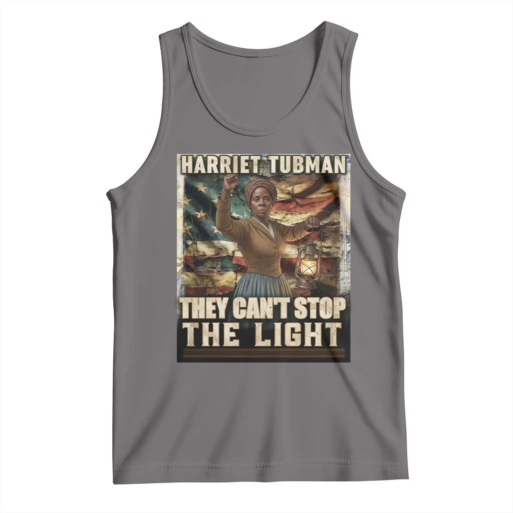 Harriet Tubman Tank Top Thay Can Not Stop The Light TS12 Deep Heather Print Your Wear