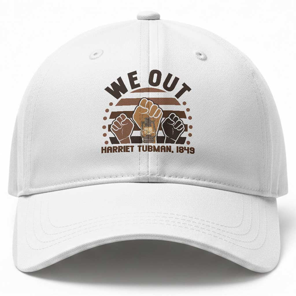 Harriet Tubman We Out 1849 Baseball Cap Vintage Sunset Black American Hero TS12 Print Your Wear