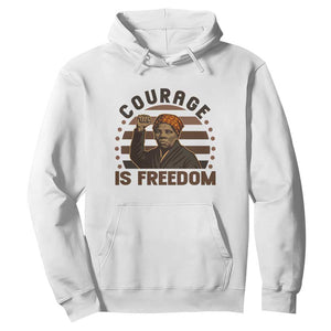 Harriet Tubman Legacy Hoodie Courage Is Freedom TS12 White Print Your Wear