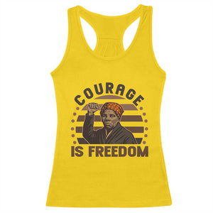 Harriet Tubman Legacy Racerback Tank Top Courage Is Freedom TS12 Daisy Print Your Wear