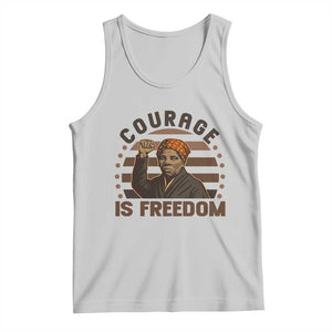 Harriet Tubman Legacy Tank Top Courage Is Freedom TS12 Ash Print Your Wear
