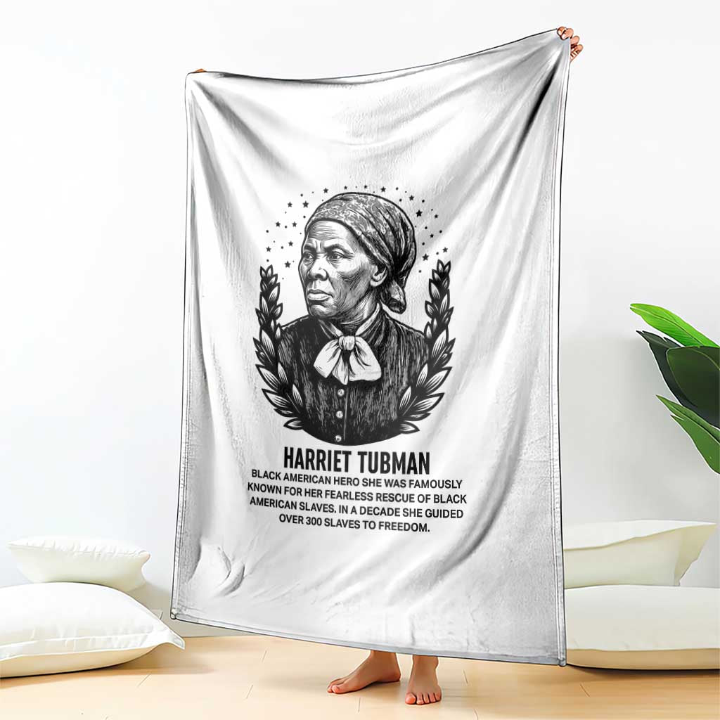 American Hero Harriet Tubman Throw Blanket Black History Leader Gift TS12 Print Your Wear