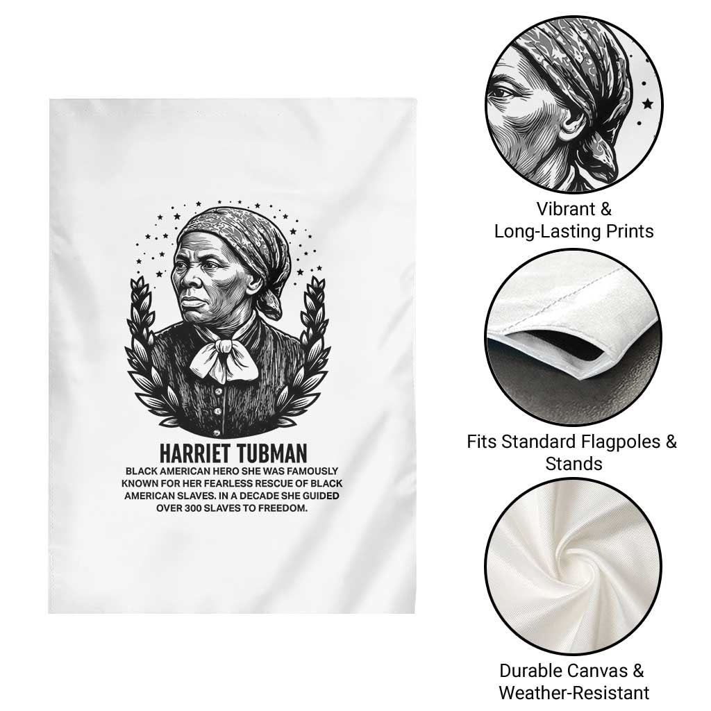 American Hero Harriet Tubman Garden Flag Black History Leader Gift TS12 Print Your Wear