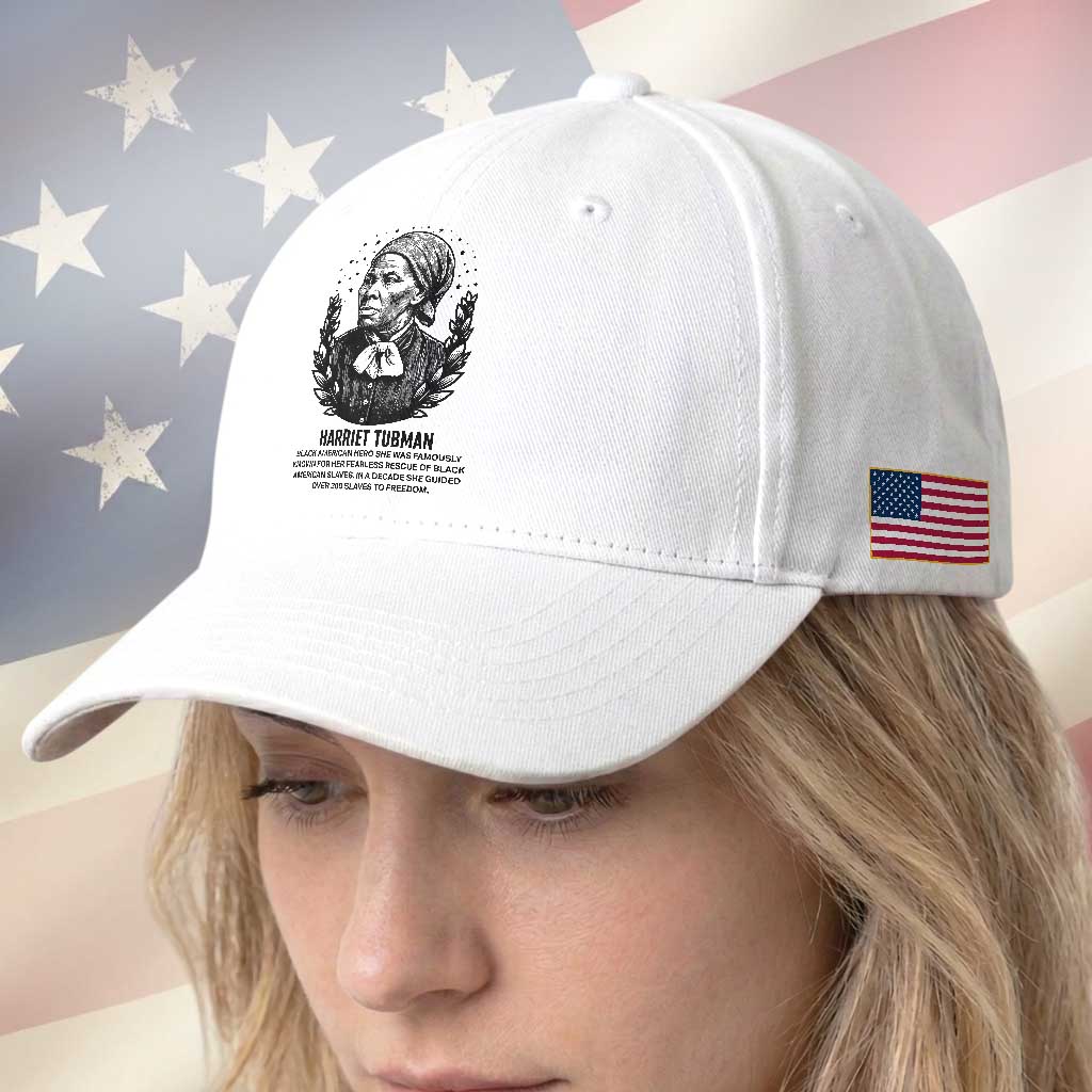 American Hero Harriet Tubman Baseball Cap Black History Leader Gift TS12 Print Your Wear