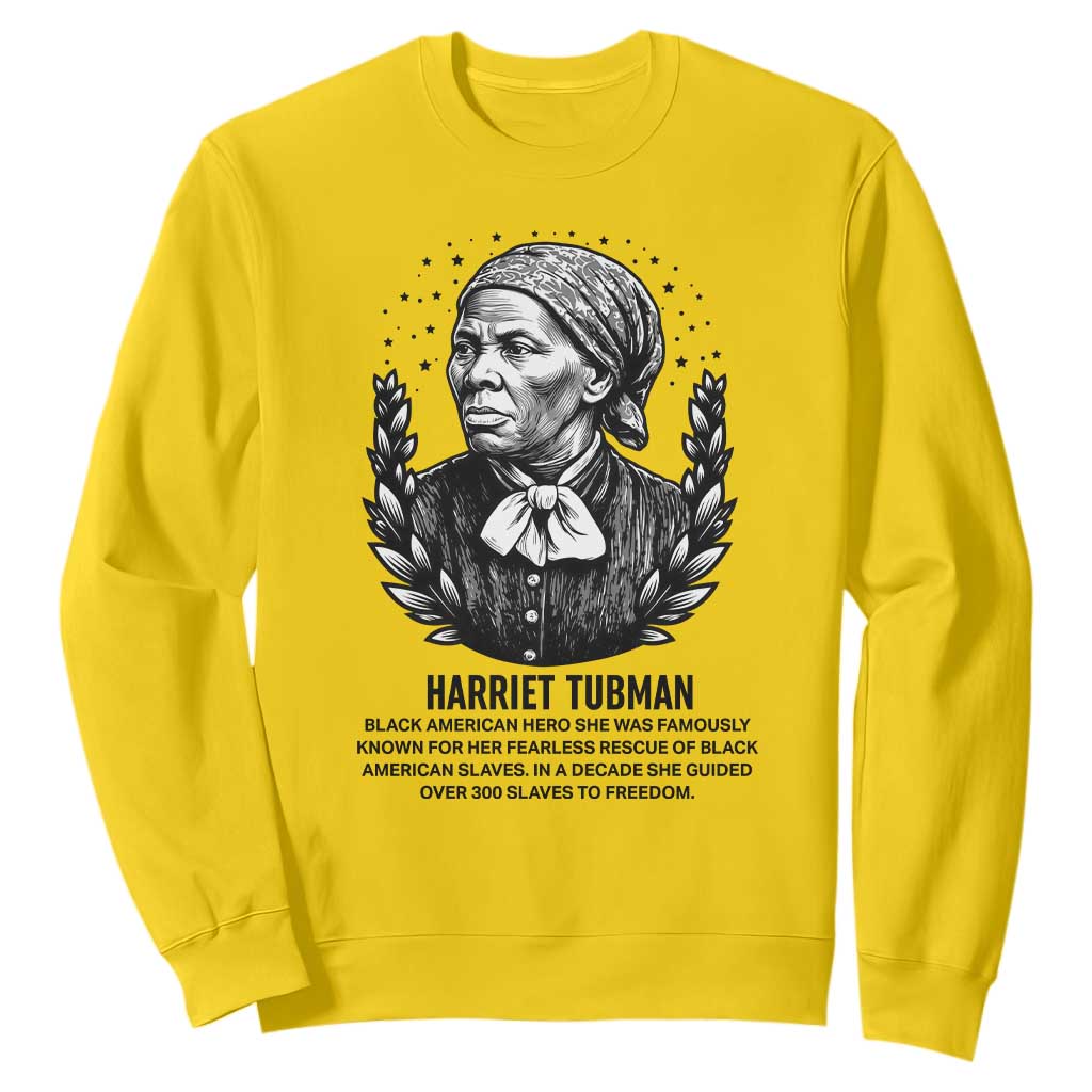 American Hero Harriet Tubman Sweatshirt Black History Leader Gift TS12 Daisy Print Your Wear