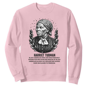 American Hero Harriet Tubman Sweatshirt Black History Leader Gift TS12 Light Pink Print Your Wear