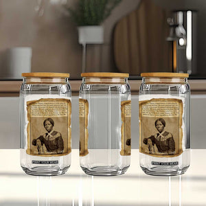 Harriet Tubman Tribute Glass Can Civil Rights Leader Black History Gift TS12 Print Your Wear