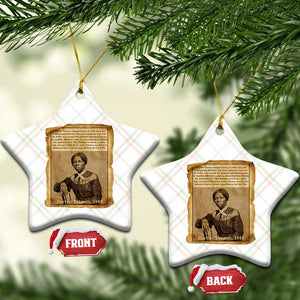 Harriet Tubman Tribute Ceramic Ornament Civil Rights Leader Black History Gift TS12 Print Your Wear