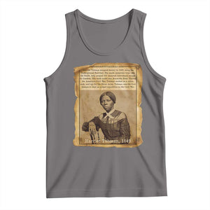 Harriet Tubman Tribute Tank Top Civil Rights Leader Black History Gift TS12 Deep Heather Print Your Wear