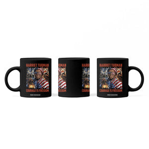 Harriet Tubman Courage Is Freedom Coffee Mug Black History Gift TS12 Print Your Wear